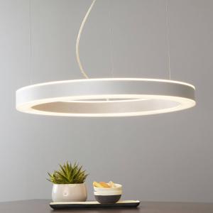 Arcchio Pietro sospensione LED argento 70cm 90W