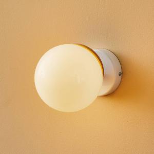 Eko-Light Applique Sfera 1 luce vetro/bianco/legno