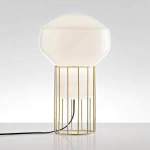 Fabbian Lampada da tavolo di design Aérostat ottone 23 cm