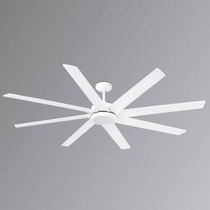 FARO BARCELONA Ventilatore a soffitto Century bianco a 8 pa…