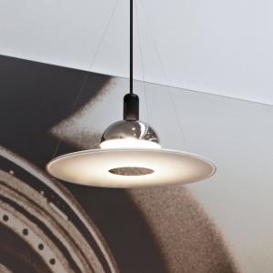 FLOS Frisbi lampada a sospensione con disco bianco