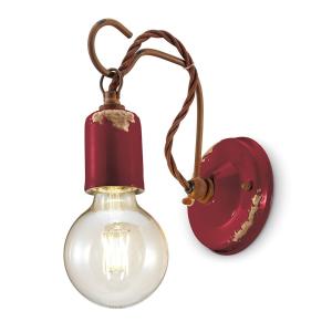 Ferroluce Applique C665 stile vintage, vinaccia