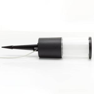 Fumagalli Spot LED a picchetto Carlo in nero 25cm 3,5W CCT