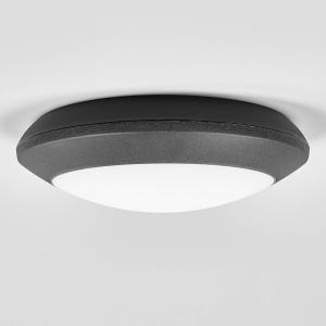 Fumagalli Plafoniera LED da esterni Berta, nero, CCT