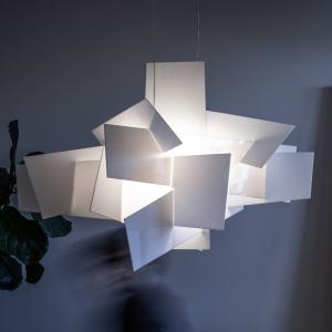 Foscarini Big Bang sospensione, bianco, Ø 96 cm