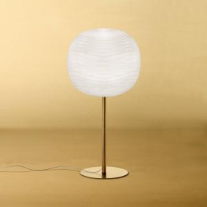 Foscarini Gem tavolo alta, oro