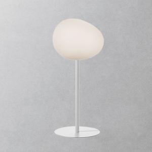 Foscarini Gregg media alta da tavolo, bianco
