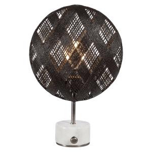 Forestier Chanpen S Diamant tavolo argento/nero