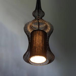 Forestier Tibet lampada a sospensione, nero