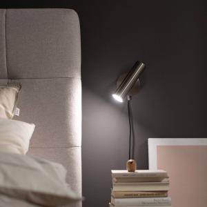 Schöner Wohnen Stina applique LED nichel dimming
