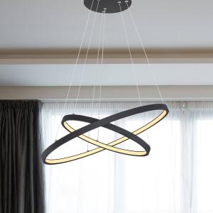 Globo Lampada a sospensione LED Ralph, 2 luci, nero