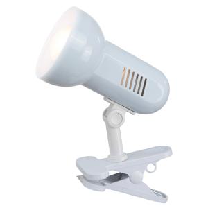 Globo Lampada a pinza Basic, bianco, regolabile