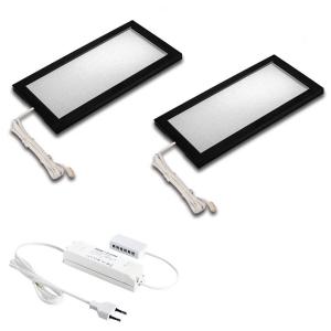 Hera Lampada LED da mobili Sky set 2x 3.000K nero