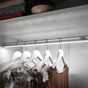 Hera Barra LED appendiabiti con sensore, 60 cm