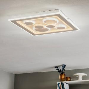 FISCHER & HONSEL Plafoniera LED Ratio, dimming, sei cerchi