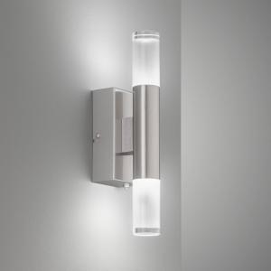 FISCHER & HONSEL Applique LED Nyra up/down, nichel, dimming…