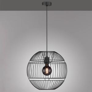 FISCHER & HONSEL Lampada sospensione Drops paralume metallo…