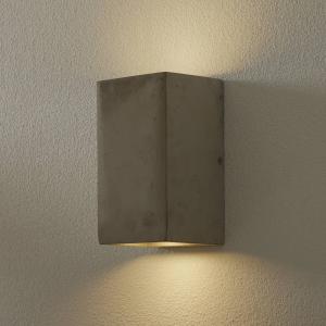 Ideallux Applique Kool di cemento, altezza 19 cm