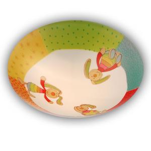 Niermann Standby Rainbow Rabbit - plafoniera LED rotonda