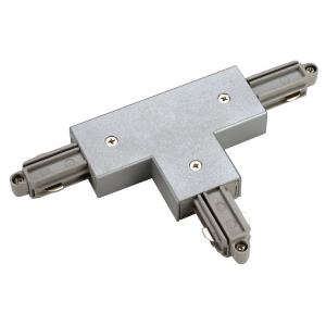 SLV T giunto binario HV monofase, destra, argento