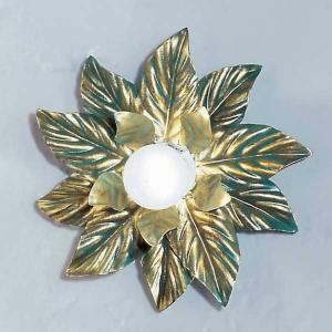 Kögl Applique Fleuria di metallo, verde anticato