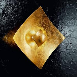 Kögl Applique Quadrangolo oro in foglia 32,5 x 32,5cm