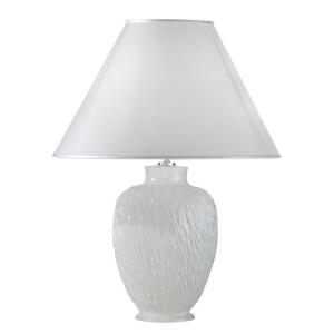 austrolux Lampada da tavolo Chiara ceramica bianca, Ø 40 cm