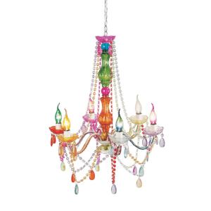 KARE Lampadario a sei luci Starlight Rainbow