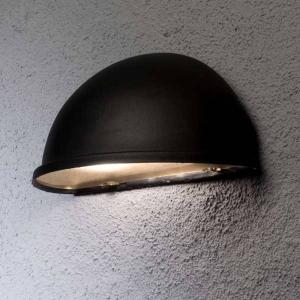 Konstsmide Solida lampada a muro da esterno TORINO E27, nera