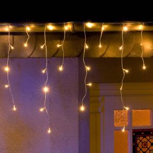 Konstsmide Christmas Tenda di luce LED con 200 luci bianco…