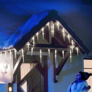 Konstsmide Christmas Tenda di luce LED con 32 ghiaccioli da…