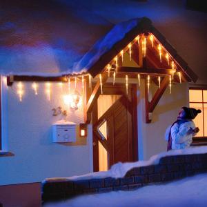 Konstsmide Christmas Tenda di luce LED con 16 ghiaccioli bi…