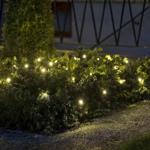 Konstsmide Christmas Tenda luminosa LED, 64 luci, bianco ca…