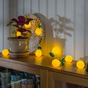 Konstsmide Season Catena luminosa LED Ananas, a batteria
