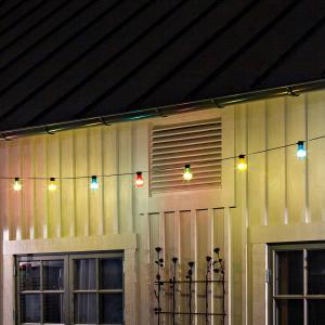 Catena luminosa LED Biergarten 10 luci colorate