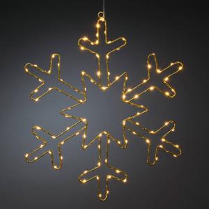 Konstsmide Christmas Lampada LED decorativa fiocco di neve…