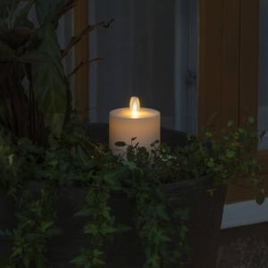 Konstsmide Christmas Candela LED IP44 bianco crema liscia A…