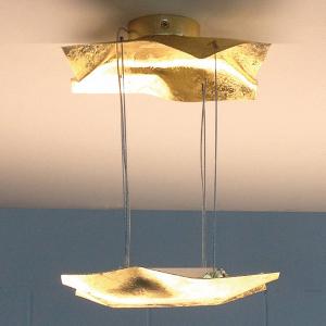 Knikerboker Piccola Crash - lampada con oro in foglia