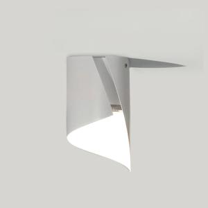 Knikerboker Hué plafoniera LED 8x15cm bianco