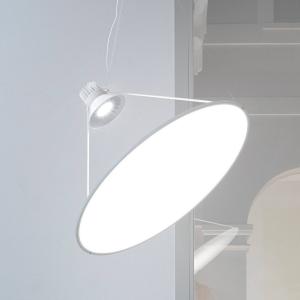 Luceplan Amisol sospensione LED Ø 75cm opale