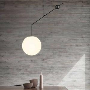 Luceplan Malamata sospensione nero satinato 119 cm