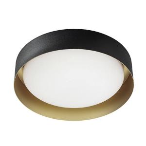 Linea Light Plafoniera LED Crew 2, Ø 33 cm, nero/oro