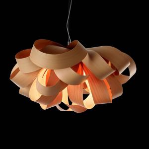 LZF LAMPS LZF Agatha Small a sospensione 78x76cm, faggio