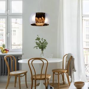 Lucide Lampada a sospensione Pearl di vetro, Ø 40 cm