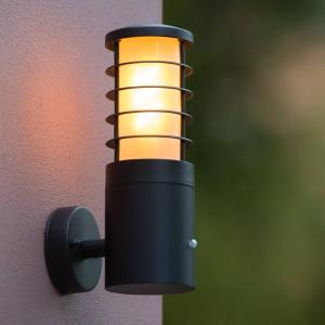 Lucide Applique da esterni Solid, portalampada in alto