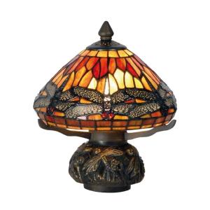 Clayre&Eef Graziosa lampada da tavolo Libella - Tiffany