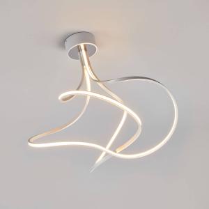 Domiluce Plafoniera LED Lungo, alluminio, altezza 42 cm