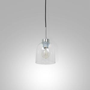 Luminex Lampada sospensione Fill, trasparente/cromo 1 luce