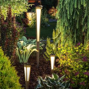 Les Jardins Fiaccola LED solare Tecka a sensore 120 cm dura…