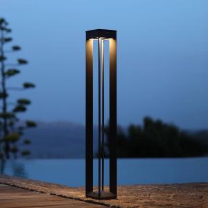 Les Jardins Lampada LED solare Borne a sensore, 90 cm, grig…